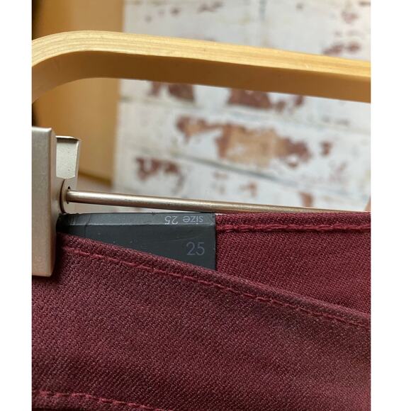 NWT Flying Monkey Platinum Maroon Wax Skinny Jeans - Picture 10 of 10